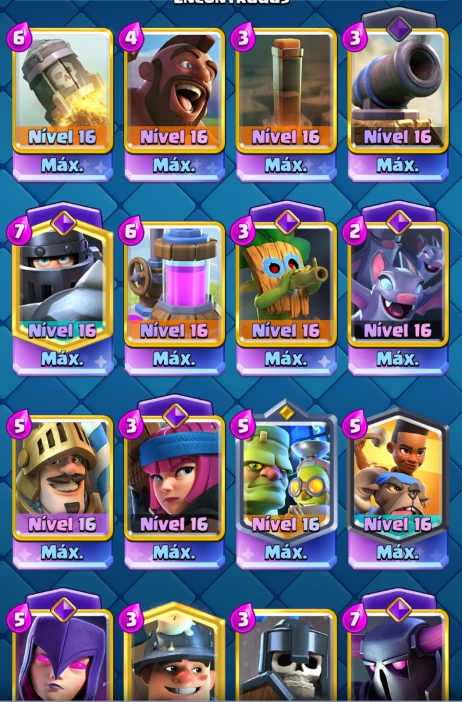 Promoção conta de clash royale [21 evos]