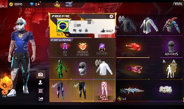 CONTA DE FREE FIRE GEMADISSIMA 600 PEITA PRIME 7