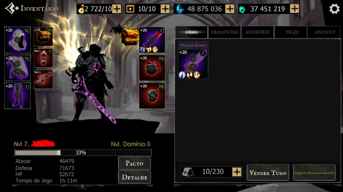 SHADOW OF DEATH | CRISTAL + ALMA + RECURSOS | ENTREGA RÁPIDA | ANDROID APENAS