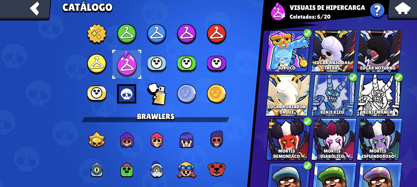 CONTA TOP DE BRAWL STARS COM 80K DE TROFÉUS E FAMA SOLAR