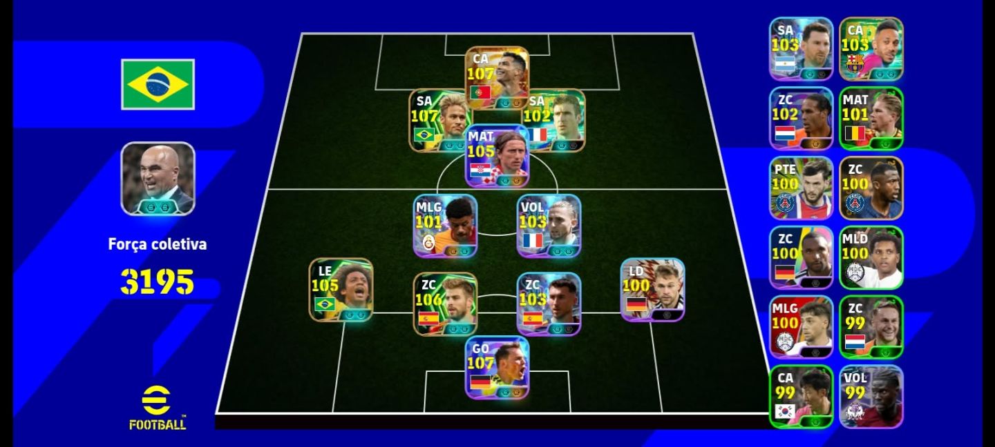 CONTA COM NEYMAR + CRISTIANO RONALDO BIG TIME+MODRI+MARCELO+PIQUÉ+MANUEL NEUER