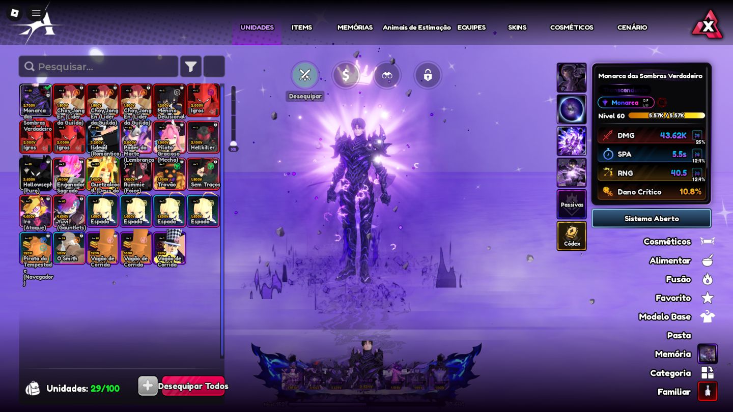 CONTA ANIME VANGARDS META COM NOVO SUNG NO MAX