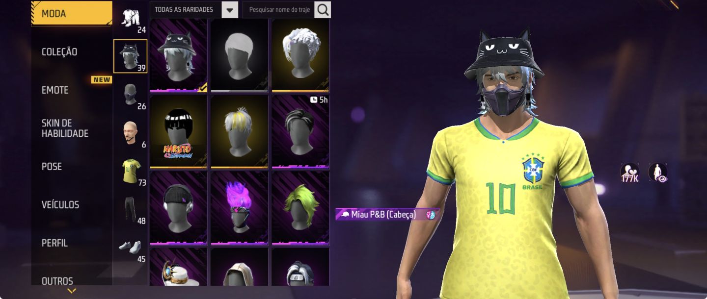 Conta Freefire (Passe do Sonho lapidado e muito mais)