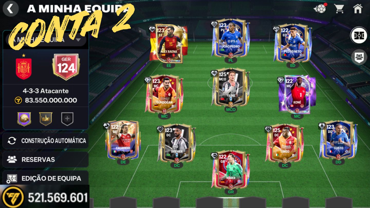 FC MOBILE CONTAS TOPZERA DO MELHOR FUTEBOL FIFA MOBILE ENTREGA AUTOMATICA