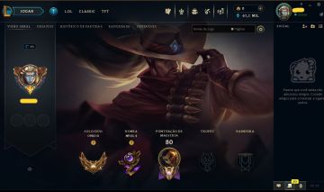(100% SEGURA) CONTA SMURF - OURO - SKINS - 61,1K EA - UPADA A MÃO