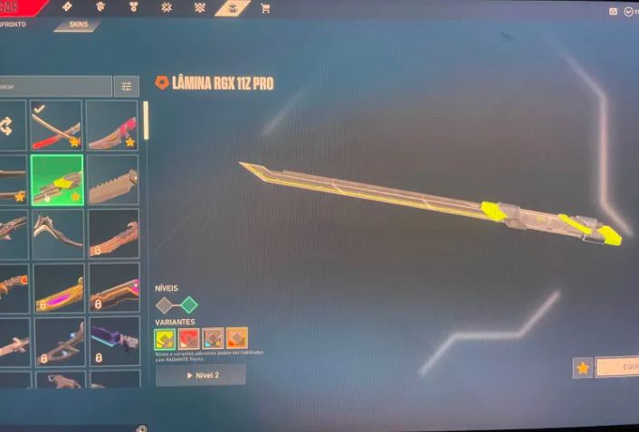 CONTA VALORANT MUITAS SKINS