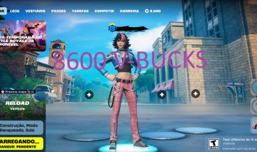 Conta fortnite 8600 vbucks + clube ativo (primeiro email)