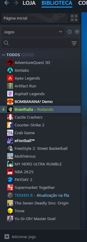 CONTA STEAM BRAWLHALA E EFOOTBALL TOP CONTAS!!