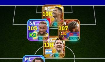CONTA SEMI-FULL! YAMAL 107 BLITZ + RONALDO 108 + NEY BLITZ + MESSI 110 E++++!