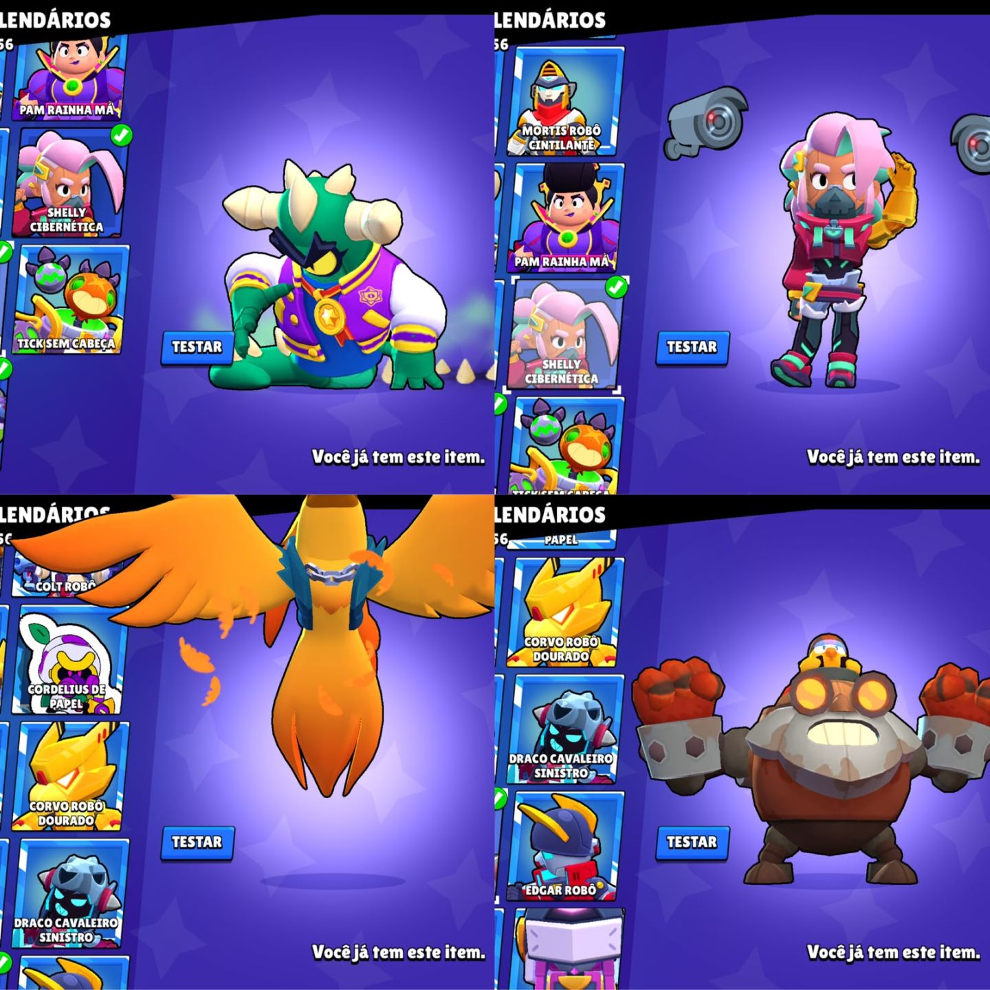 CONTA DE BRAWL STARS | 51K DE TROFEUS | 107 BRAWLERS VARIAS SKINS