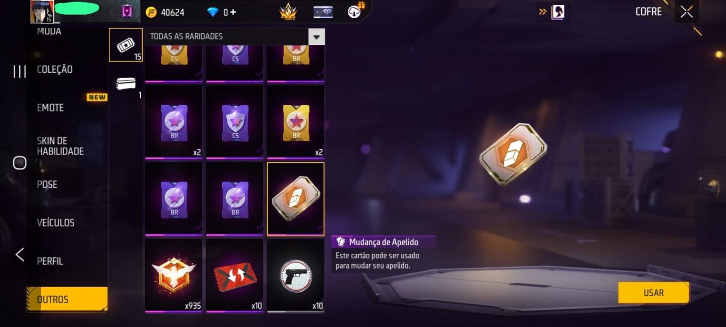 CONTA FF EXCLUSIVA NV 15 - PARCERIA NARUTO (JIRAYA) + MOCHILA SHURIKEN + CARTÃO