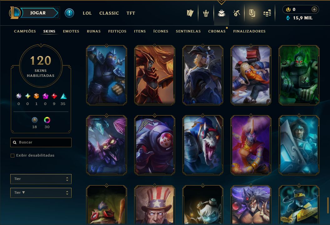 SKIN LENDÁRIA YASUO DRAGÃO + [ QUASE 150 SKINS HABILITADAS ] + [ TROCA NICK ]