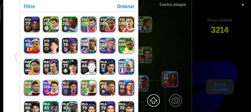 Conta de efootball, força 3214