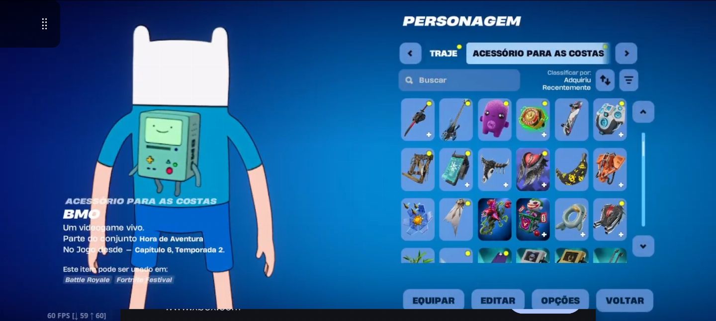 Conta fortnite skin rara