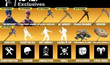 VBUCKS INFINITOS! CONTA FORTNITE COM SALVE O MUNDO FUNDADOR | 31 SKINS