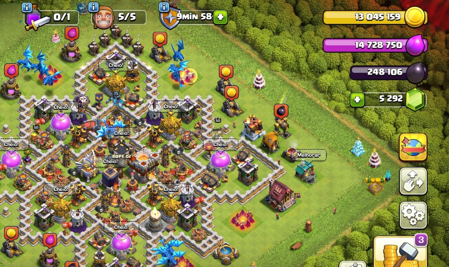 Conta Clash Of Clans full cv11