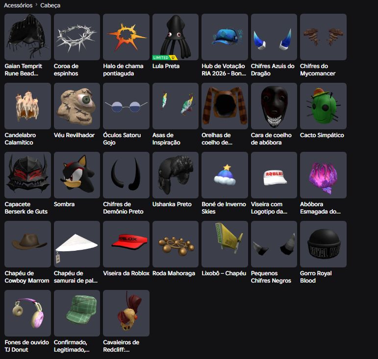 Conta roblox ( Valor negociavel)
