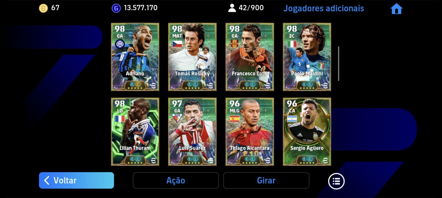 CONTA EFOOTBALL COM FORÇA COLETIVA 3243