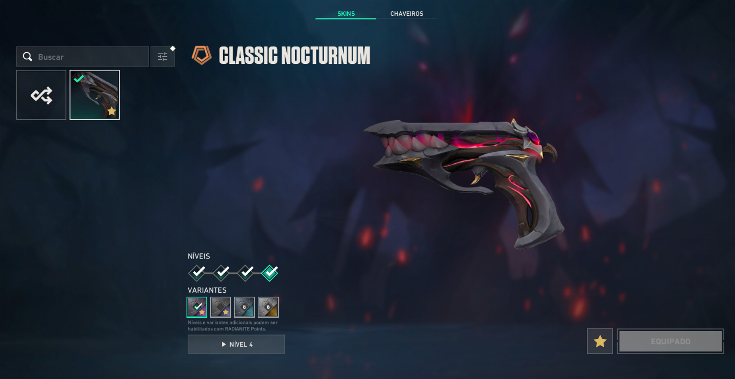 Conta valorant com skins de loja para quase todas as armas, ascendente.