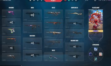 Conta valorant ex imortal com muita skin