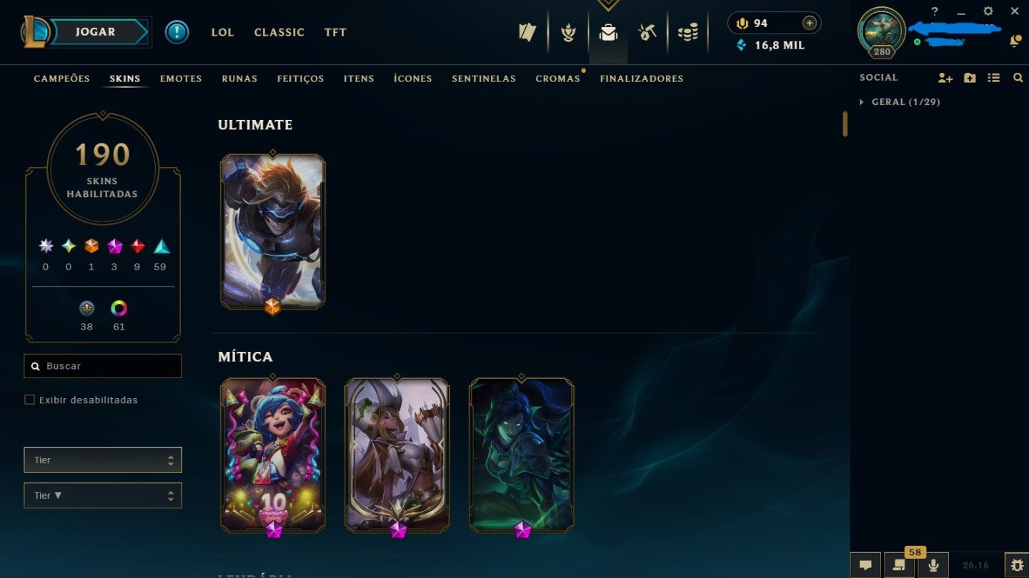 CONTA VALORANT/LOL COM 3,7K+ GASTOS (PACOTE CHAMPIONS 2022)