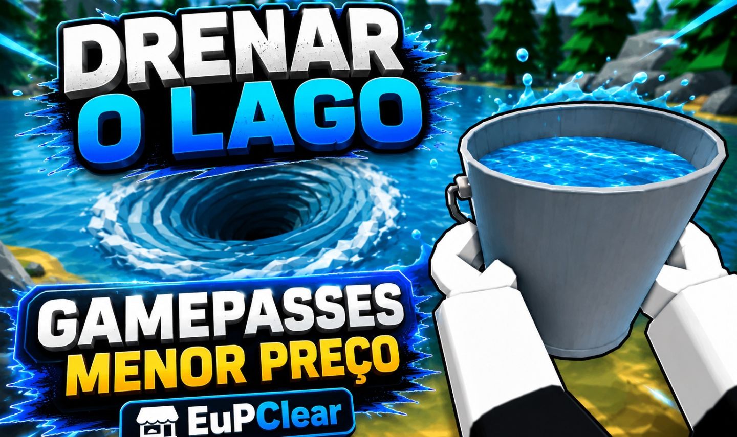 [90%OFF] Drenar o Lago - Drain The Lake Gamepass - Entrega Rápida