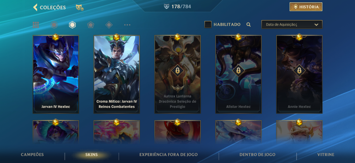 CONTA WILD RIFT,MUITAS SKINS DE ADC E JG, 2 SKIN j4 MISTICAS INCLUINDO J4 HEXTEC