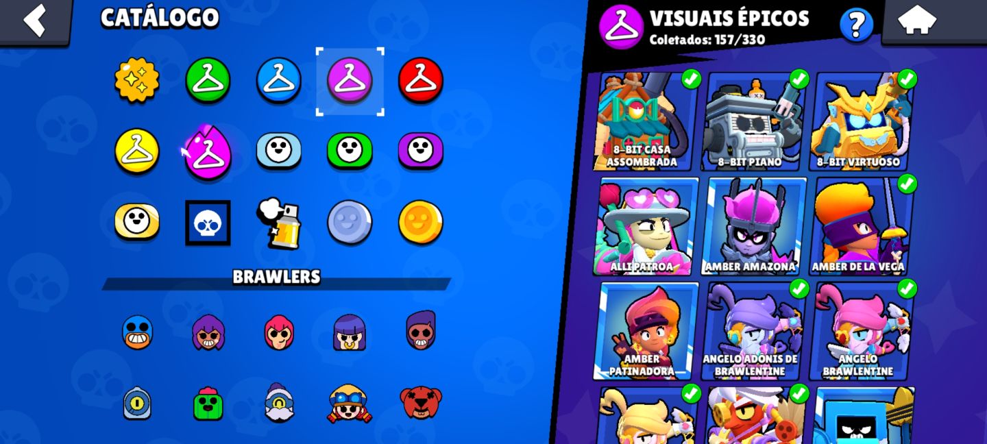CONTA END GAME BRAWL STARS - 62K+ TROFÉUS (TODOS OS BRAWLERS + SKINS RARAS) D