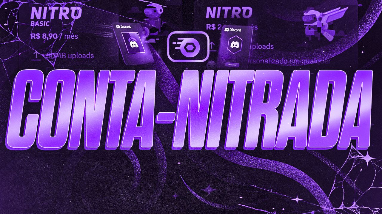 (DISCORD) CONTA NITRADA 3 MESES E 1 MÊS NITRO + VIRGEM!!!!