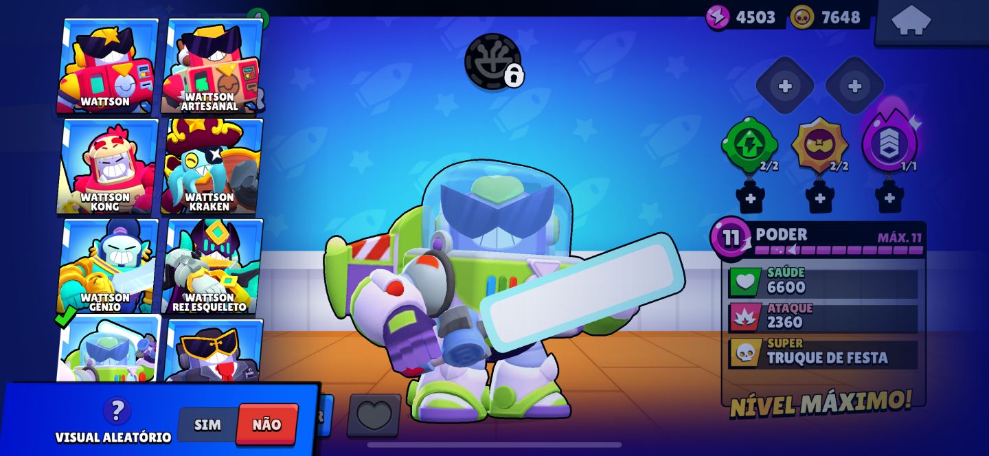 Conta de brawl stars criada em 2018