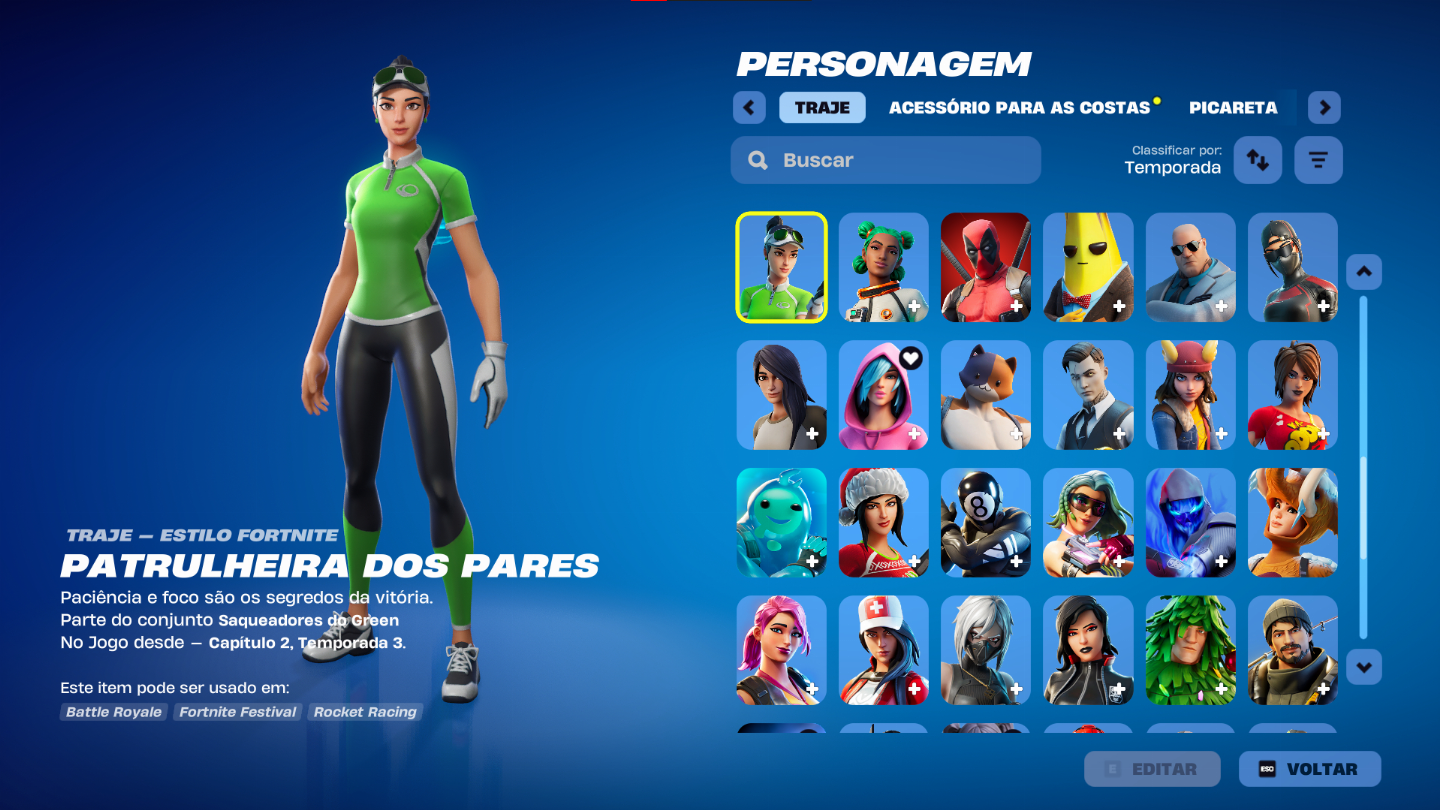 Conta fortnite primeiro dono
