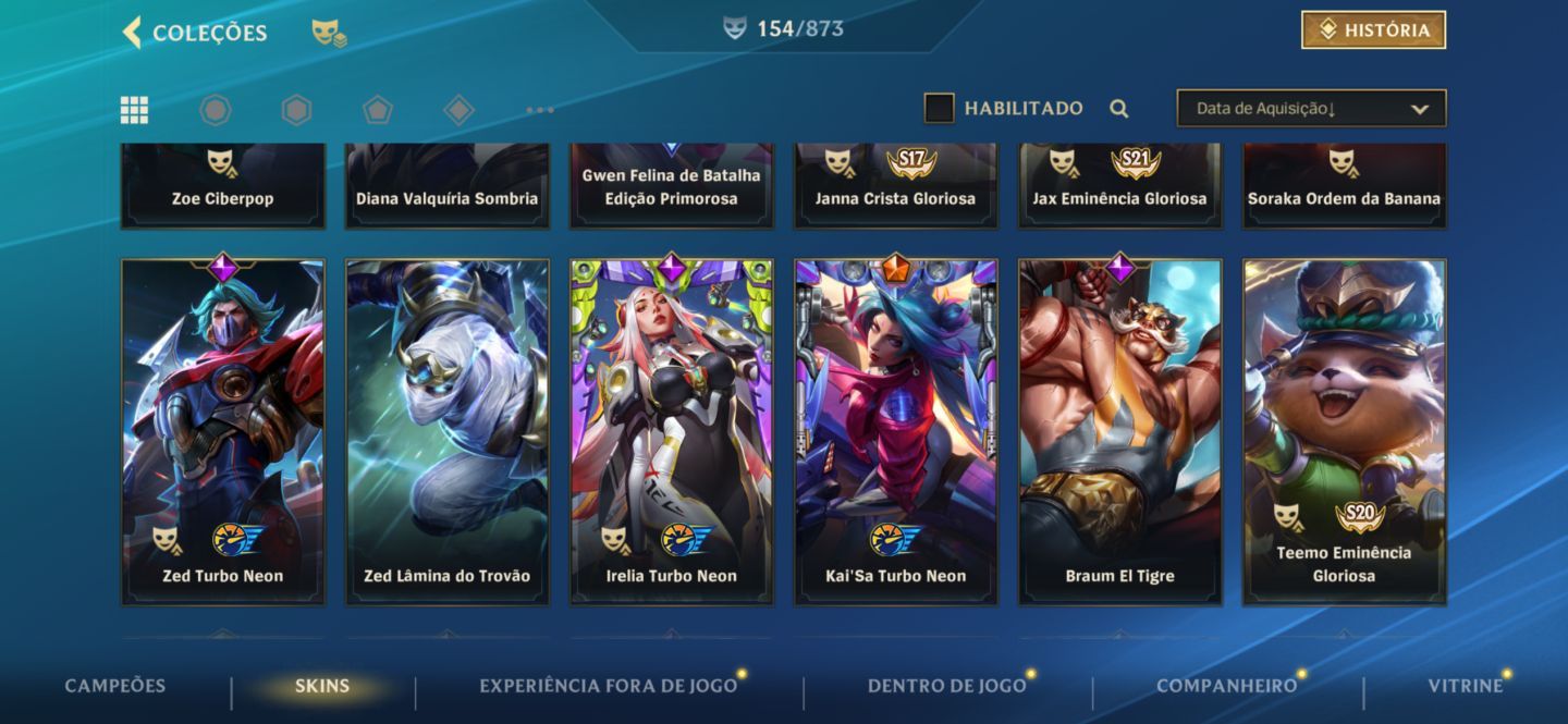 Conta Wild Rift