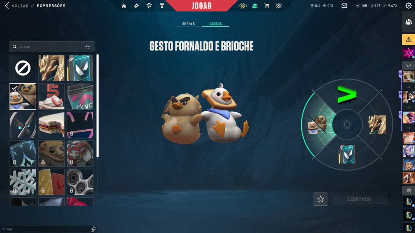 CONTA VALORANT BRABA COM MUITA SKIN