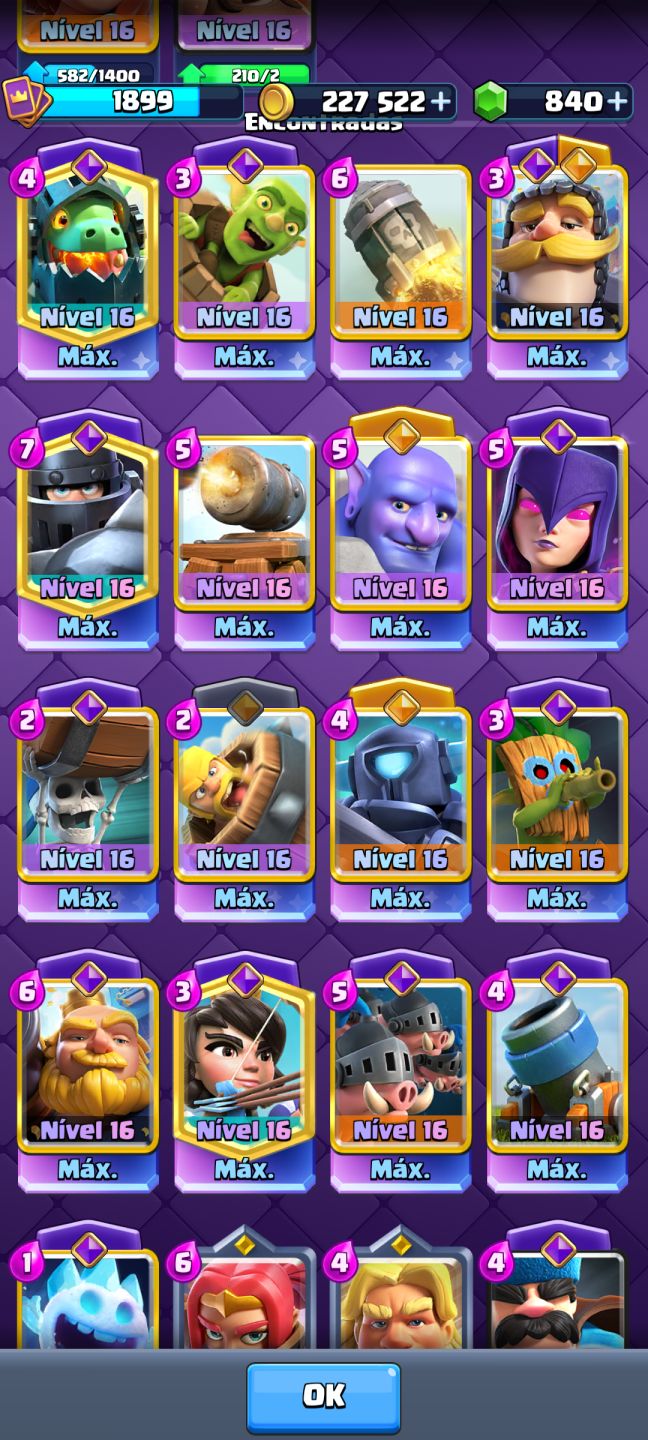 UMA DAS MELHORES CONTAS DE CLASH ROYALE EXTREMAMENTE BEM CUIDADA PRA SAIR RÁPIDO