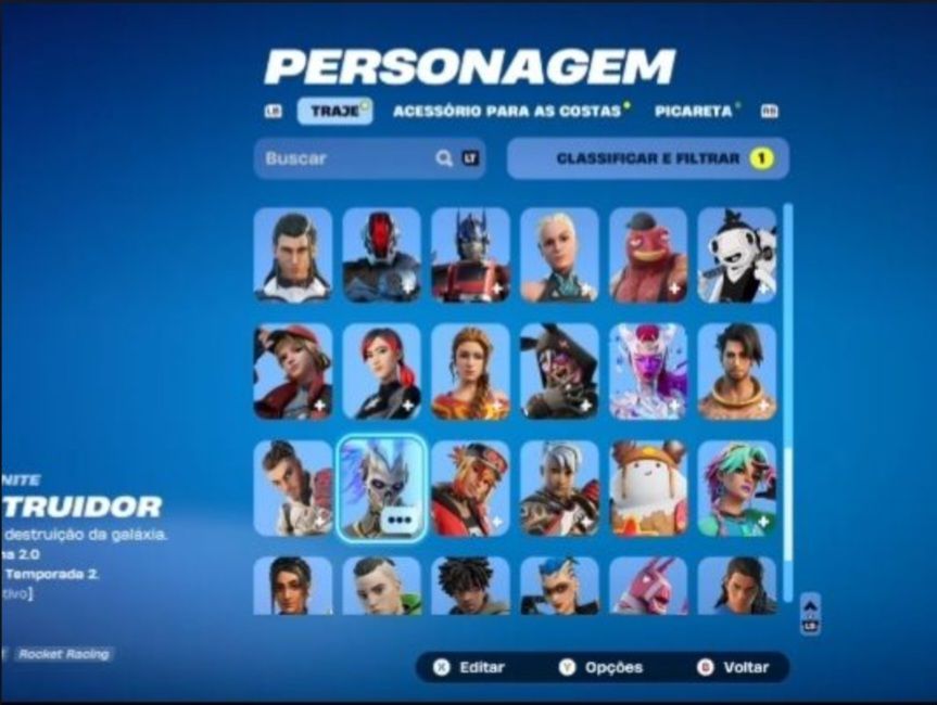 CONTA CASUAL de FORTNITE(+1000 ITENS!!)