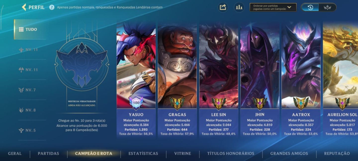 WILD RIFT ELO | EX-DESAFIANTE | TOP 100 YASUO | 108 SKINS | GLORIOSAS S1-S4