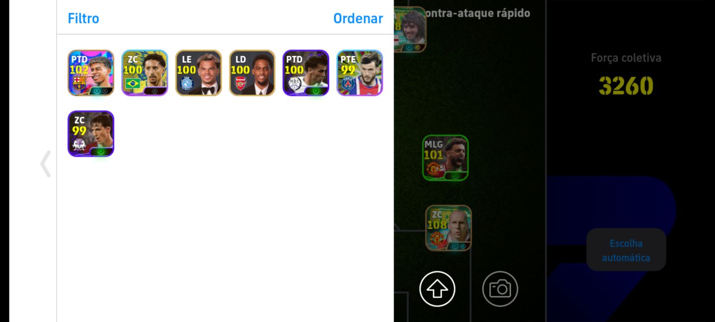 Conta boa para amadores no effotbal.