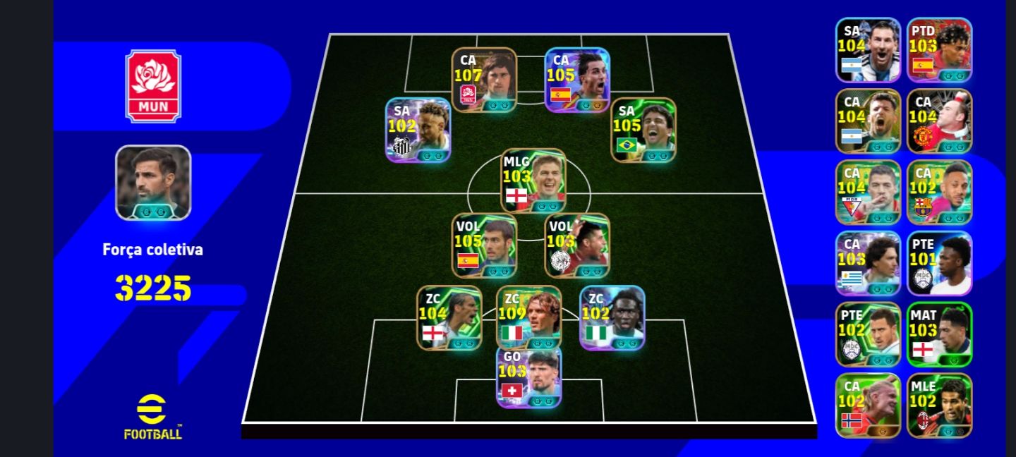 CONTA EFOOTBALL MOBILE