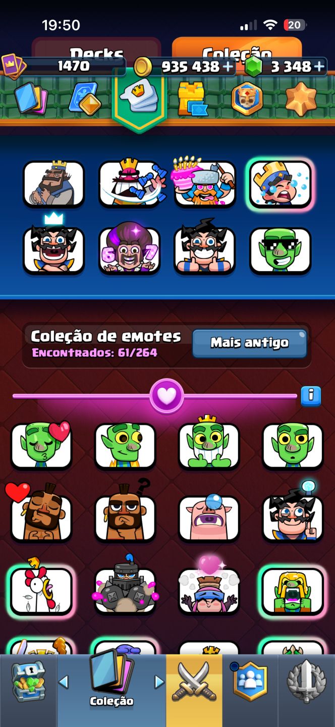 Conta de Clash royale rara e upada