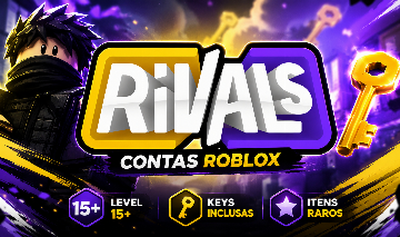 [PROMOÇÃO] CONTAS ROBLOX RIVALS COM KEYS E LEVEL 15+