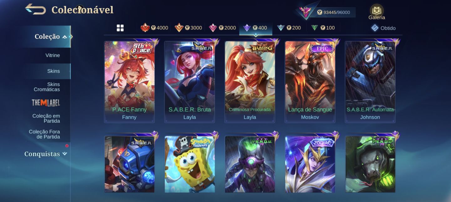 PREMIUM | 330 SKINS | CHOU IORI KOF | BEATRIX PRIME | YSS COLLECTOR | 3 LUCKYBOX
