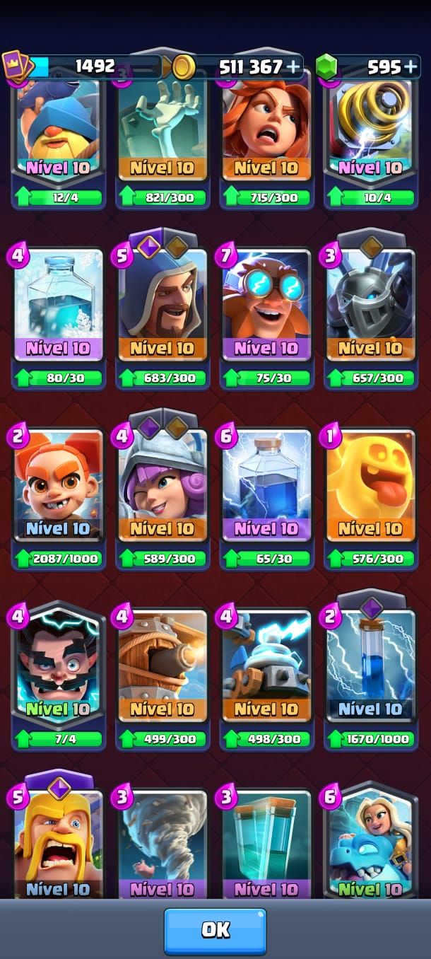 Clash Royale 8 Anos | Conta Endgame | 16 Evoluções | Rei 15 | Arena 26