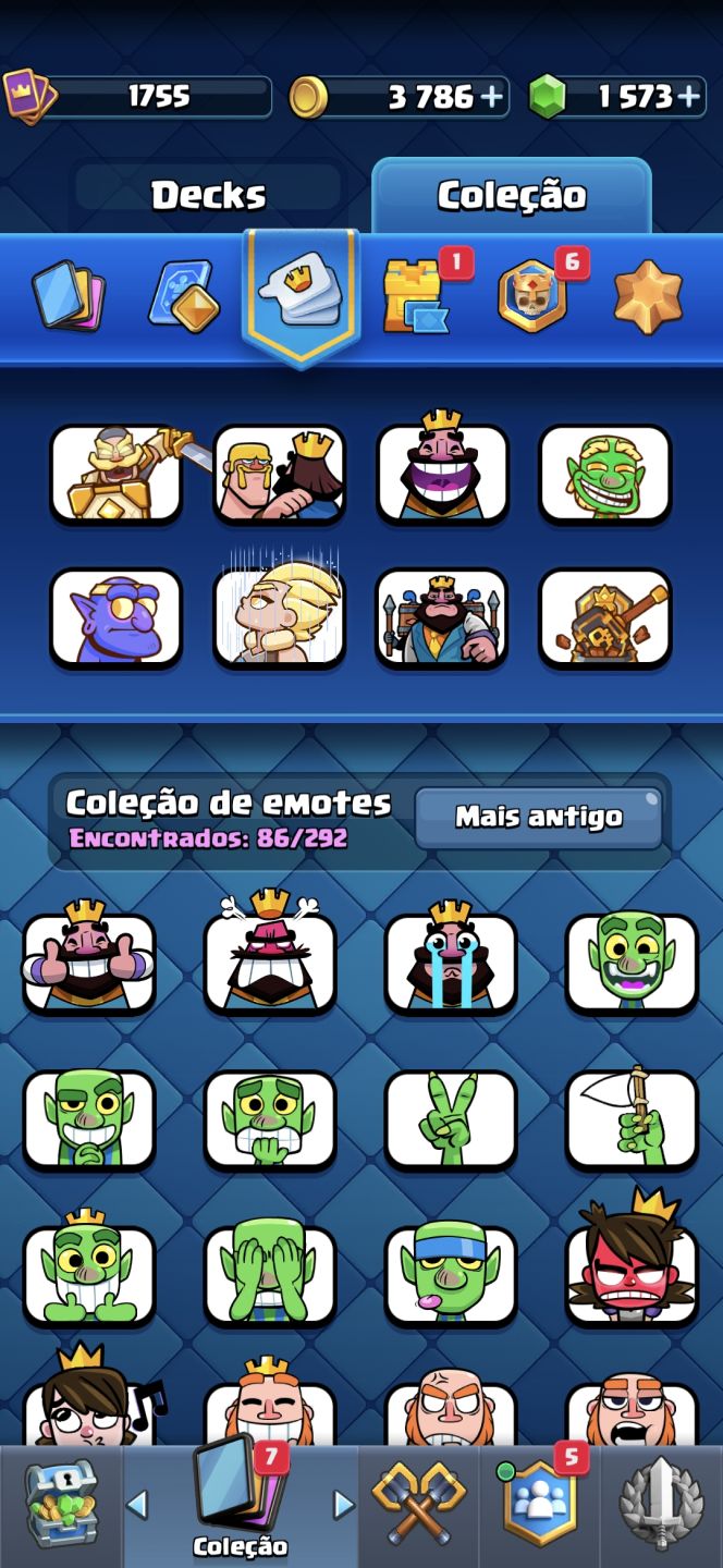 CONTA CLASH ROYALE 14K TROFÉUS PROMOÇÃO !