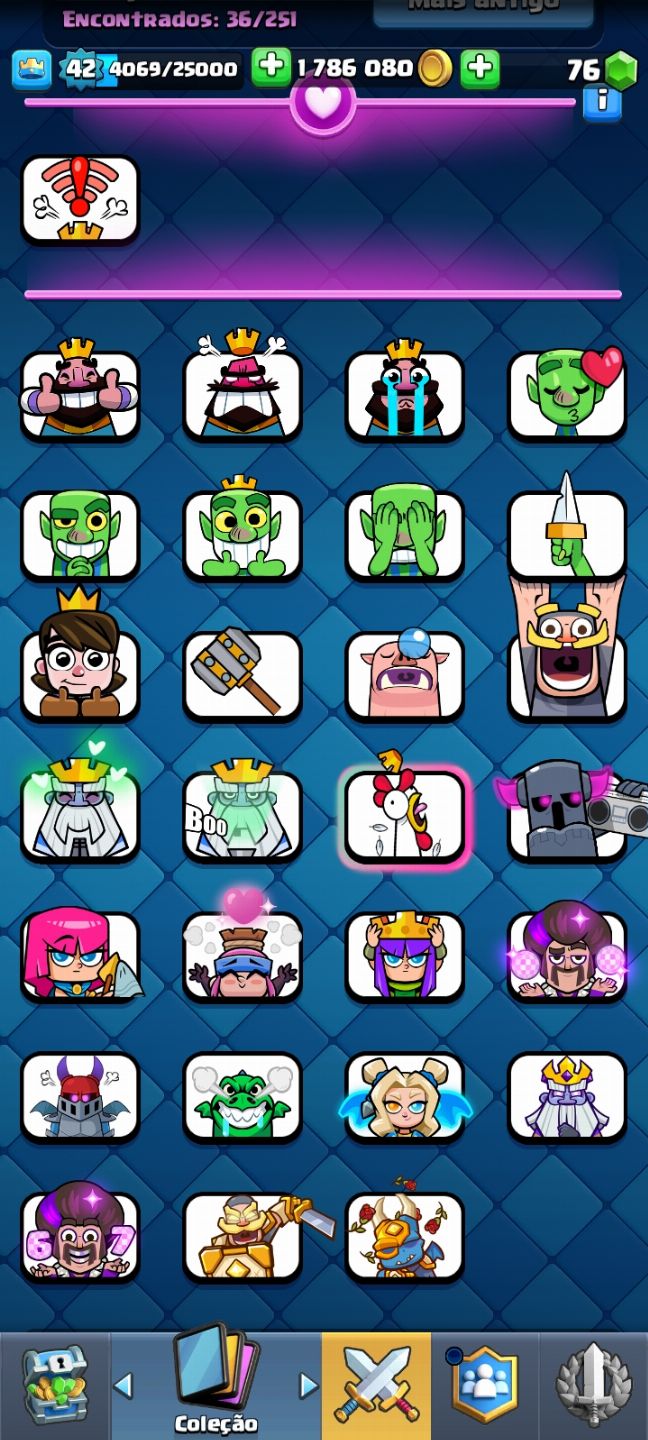 CONTA calsh 9k todos os personagens