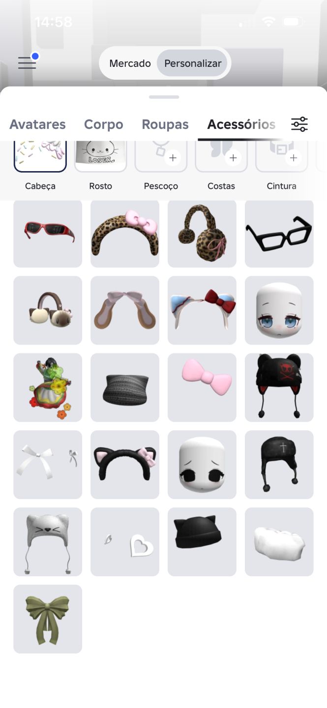 Conta Feminina Roblox Focada em skins e mm2