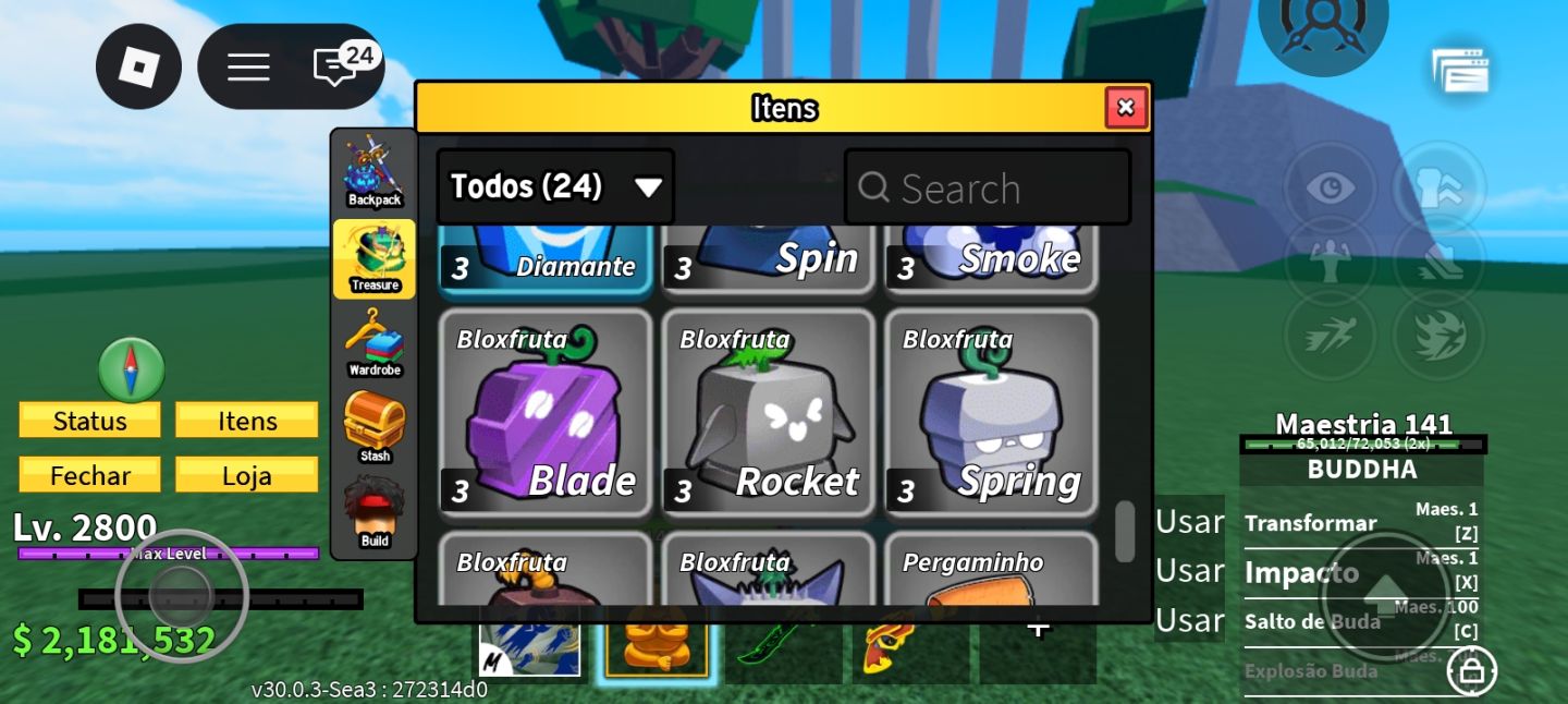 Melhor conta de blox fruits focada no game