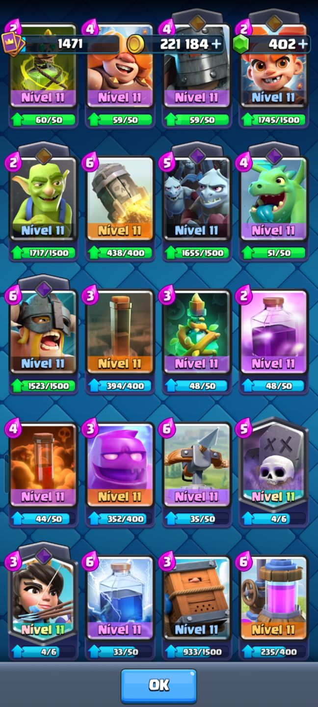 CONTA VETERANA (9+ ANOS) | 10,000 TROFÉUS | NÍVEL ALTO + PASSES & SKINS
