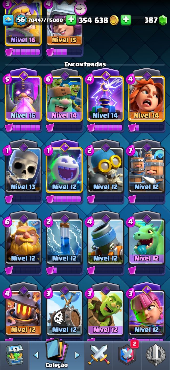 Conta Clash Royale com 9 anos de jogos e 10k troféus