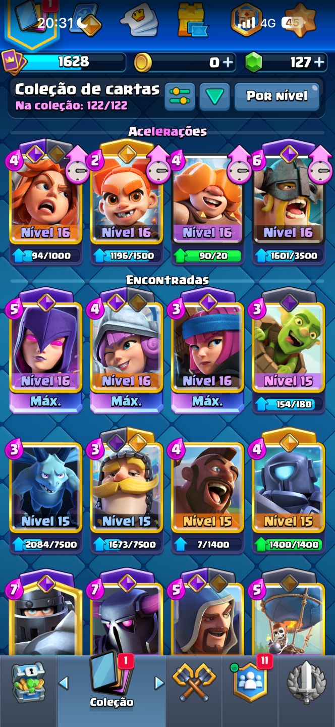 Conta 9 anos Clash Royale - Bom preço