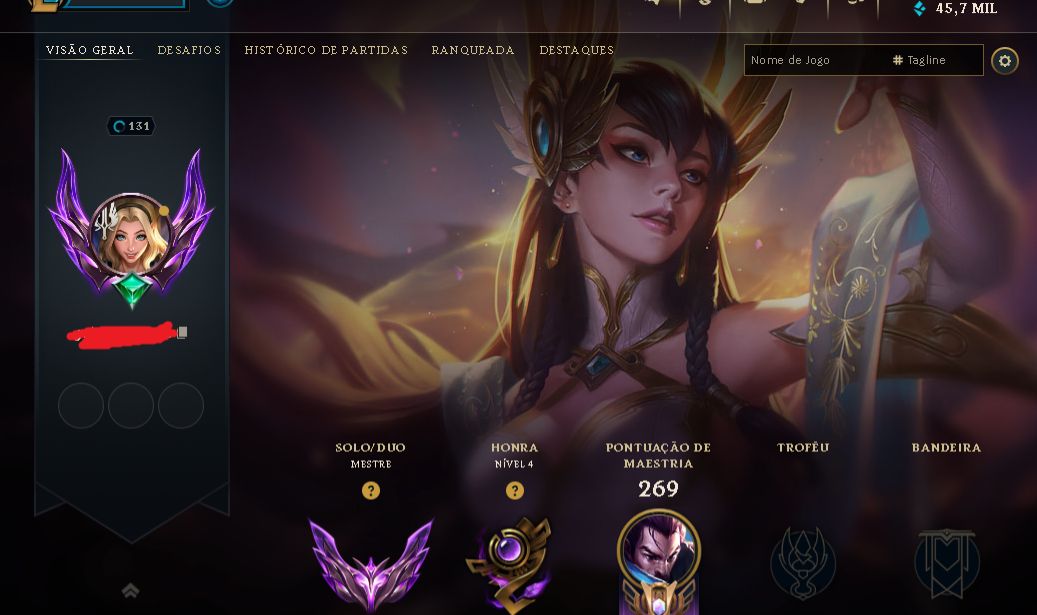Conta mestre 1115 pdl, 54% de winrate